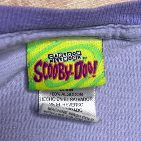 Vintage Y2K Cartoon Network Scooby-Doo Morning Madness Oversized Pajama Shirt - Picture 3 of 9